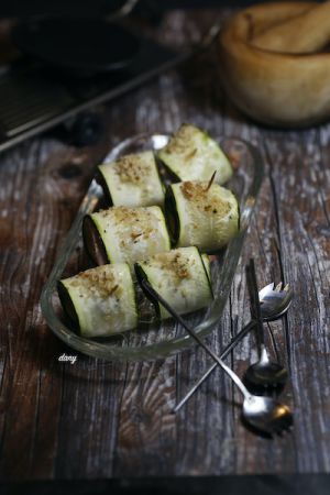 Recette Involtini de courgette￼?