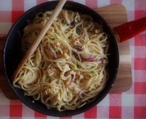 Recette Pâtes à l’avocat (plat végétal)