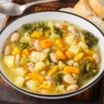 Recette Soupe aux haricots avec citrouille et légumes