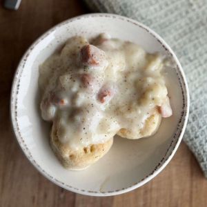 Recette Biscuits and Gravy