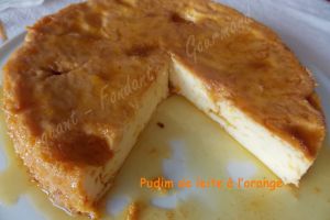 Recette Pudim de leite à l’orange *