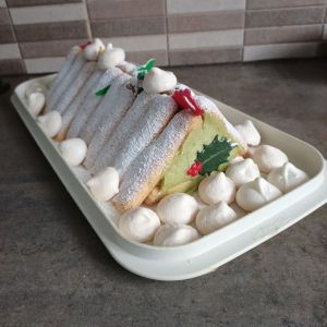 Recette Bûche pistachée du jour de l'an 2026