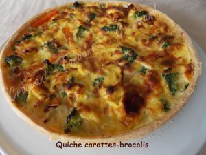 Recette Quiche carottes-brocolis