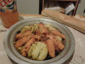 Recette Tajine de poulet pommes de terre