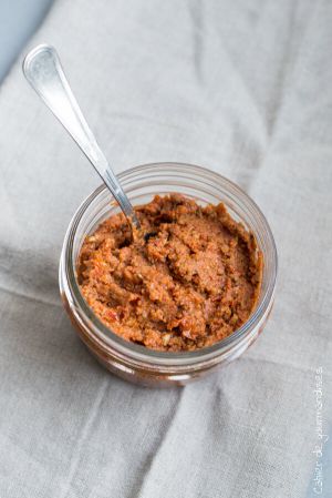 Recette Tartinade de tomates séchées aux graines de tournesol