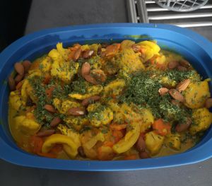 Recette Poulet au citron façon tajine