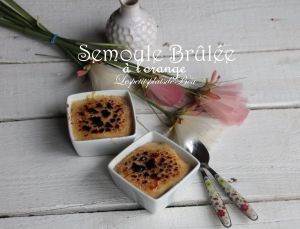 Recette Semoule brûlée à l'orange