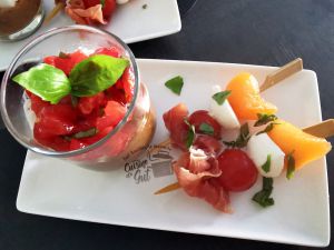 Recette Verrines et petites brochettes: Une Recette d’entrée estivale