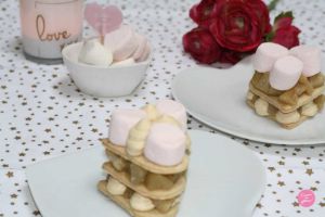 Recette Coeur de Chamallows – Poires et caramel