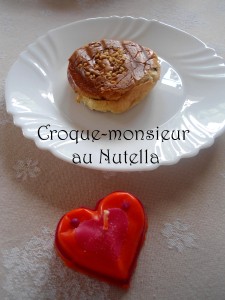 Recette Croque-monsieur au Nutella