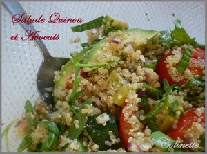 Recette Salade de quinoa a l'avocat