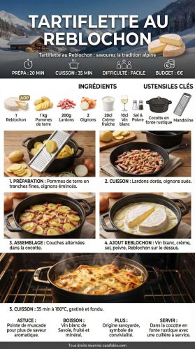 Recette Tartiflette au Reblochon : savourez la tradition alpine