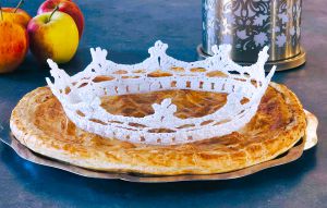 Recette Galette des rois pommes framboises