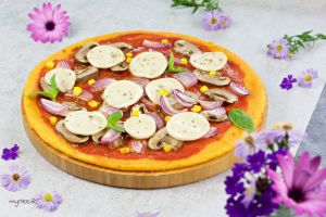 Recette Pizza à la polenta (vegan)