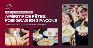 Recette Apéritif de fêtes : foie gras en trois façons par ALICE DEGINTHER