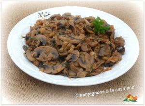 Recette Champignons à la catalane