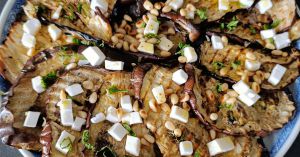 Recette Salade d'aubergines grillées