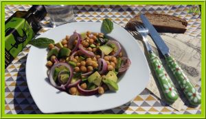 Recette Salade de pois chiches et avocats