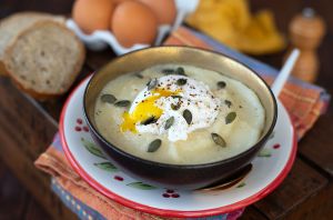 Recette Soupe de panais et oeuf poché