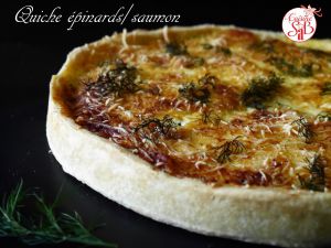 Recette Quiche épinards/saumon