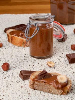 Recette Pâte à tartiner chocolat – noisette façon Michalak