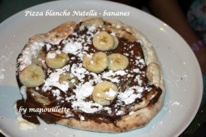 Recette Pizza nutella-bananes