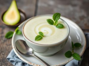 Recette Découvrez la fraîcheur : Soupe glacée concombre et menthe, un délice estival!