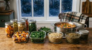 Recette Batch cooking végétarien pour l’hiver : l’art de préparer des repas sains et gourmands en avance