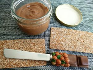 Recette Pâte à tartiner hyperprotéinée et allégée au chocolat et aux petits-suisses