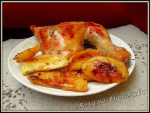 Recette Cuisses de poulet aux pommes