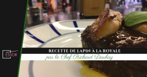 Recette Lapin à la royale par le Chef Richard Daulay