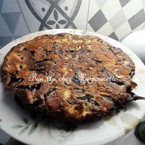 Recette Omelette aux champignons noirs et ma Mer Emeraude et le ciel en colère