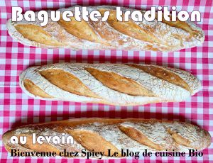 Recette Baguette tradition au levain maison