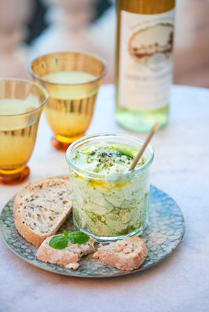 Recette Crème de fromage au pistou