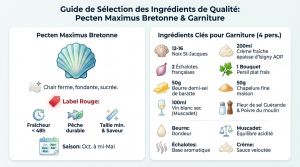 Recette Coquilles Saint-Jacques bretonne : succès garanti