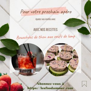 Recette Bouchées de thon aux œufs de lump