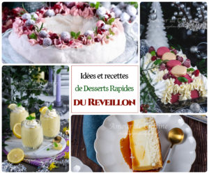 Recette 10 Idées de desserts rapides pour le reveillon et nouvel an