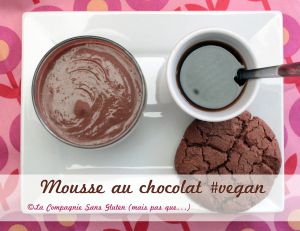 Recette Mousse au chocolat #vegan