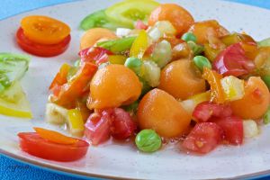 Recette Salade de tomates anciennes (vegan)