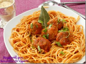 Recette Spaghetti aux boulettes de viande, la cuisson al dente des pâtes