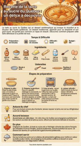 Recette Tarte au sucre du Québec : un délice à découvrir