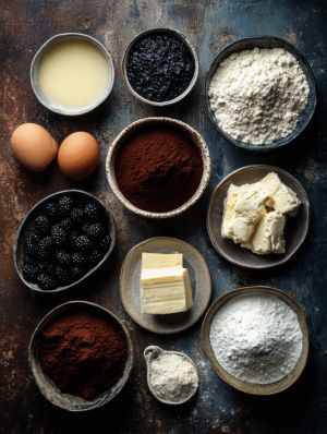 Recette Halloween Blackberry Velvet Cake: A Spooky, Elegant Dessert for Your Table