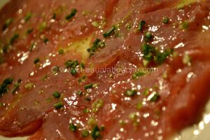 Recette Carpaccio De Thon