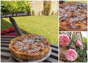 Recette Tarte aux pommes et confiture de prunes : Recette facile et savoureuse sans sucre ajouté !