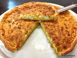 Recette Quiche poireaux mimolette - Recette en vidéo