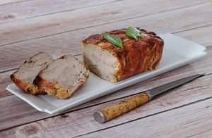 Recette Terrine de porc à la crème et au boudin blanc