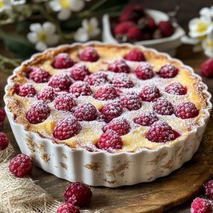 Recette Clafoutis Framboise Coco