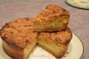 Recette Gâteau de pommes et crumble