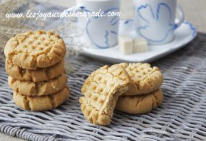 Recette Biscuits au beurre de cacahuètes