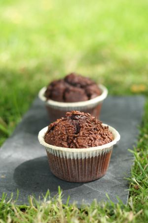 Recette Muffins chocolat et pépites de chocolat